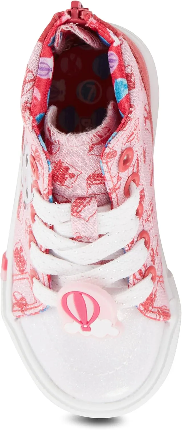 Gabby's Dollhouse Charmers: High-Top Girls Sneakers - Stylish Kid Shoes for Little Fashionistas!