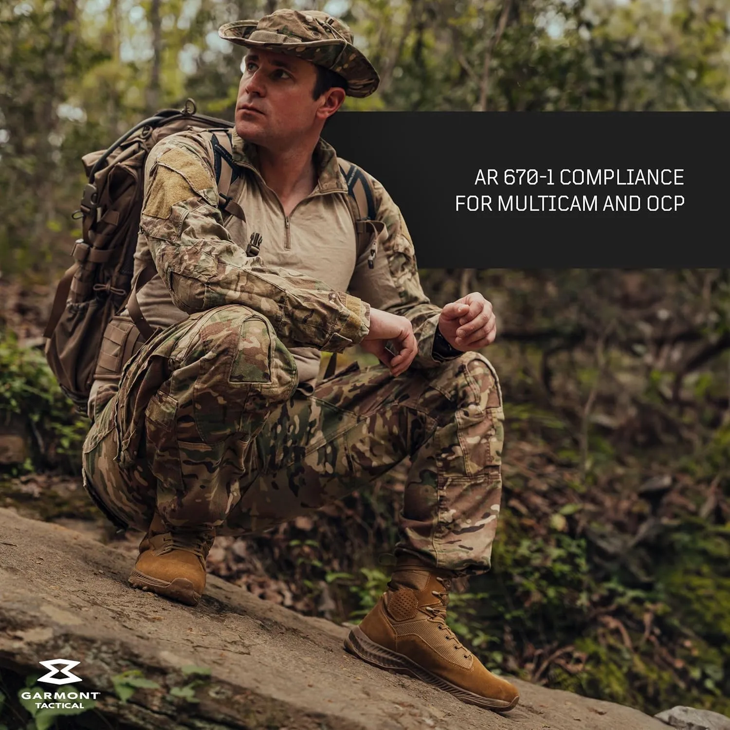 GARMONT T8 Falcon Combat Tactical Boots for Men and Women, Military, Army, Air Force, AR670-1 Compliant Footwear, Suede Leather, Lightweight and Breathable
