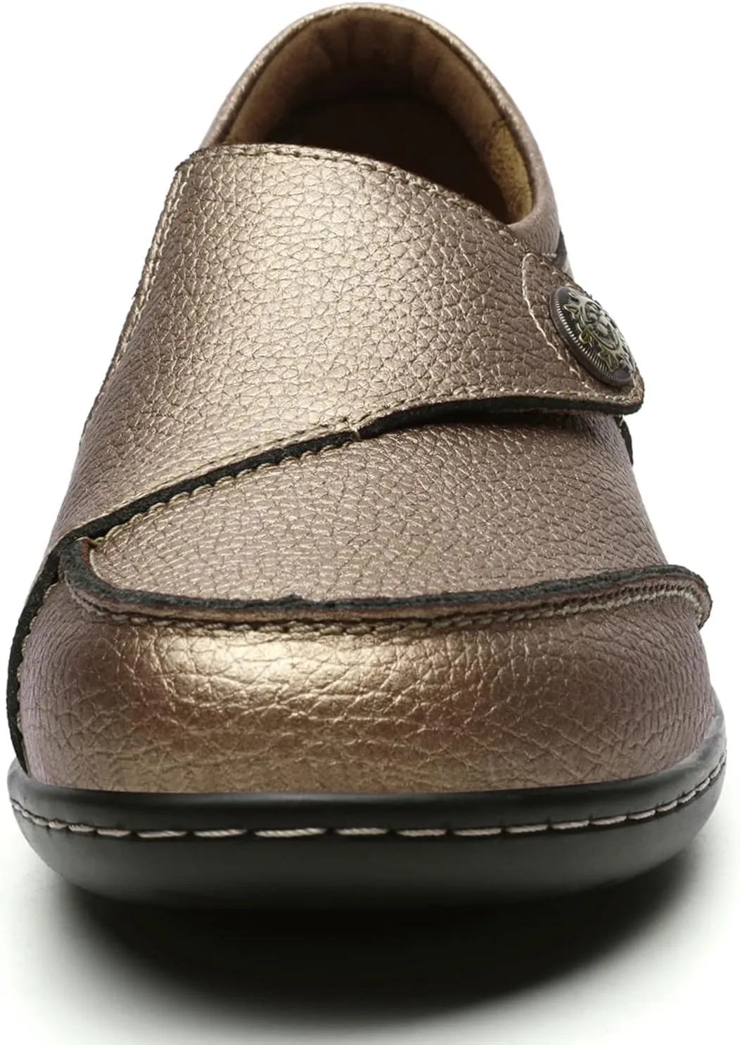 Geoeleph Women's Loafers Casual Slip-Ons Comfort Walking Flats Leather Driving Moccasins