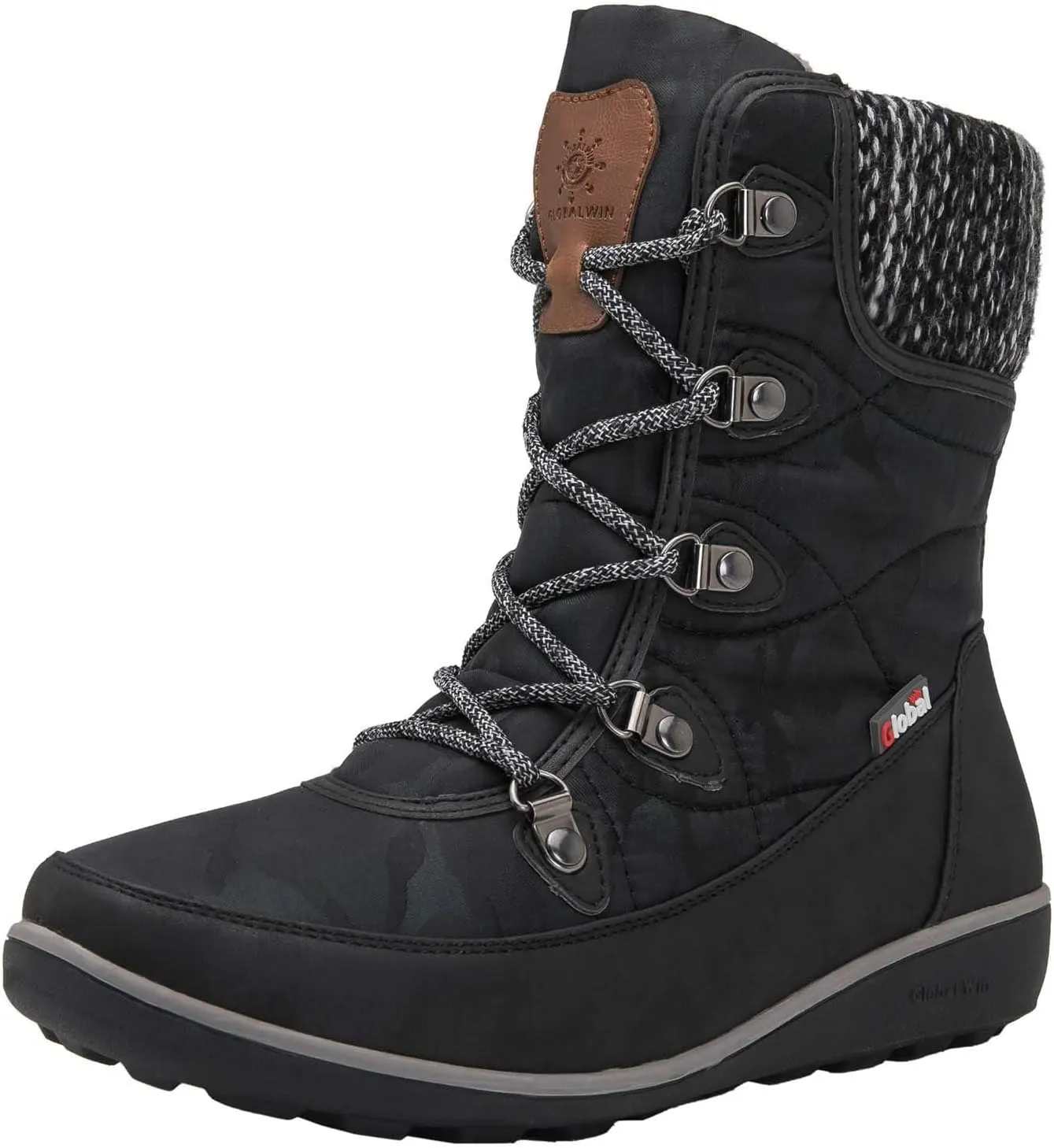 GLOBALWIN Women's Snow Boots Insulated Waterproof Winter Boots for Women Warm Fur Lined Booties