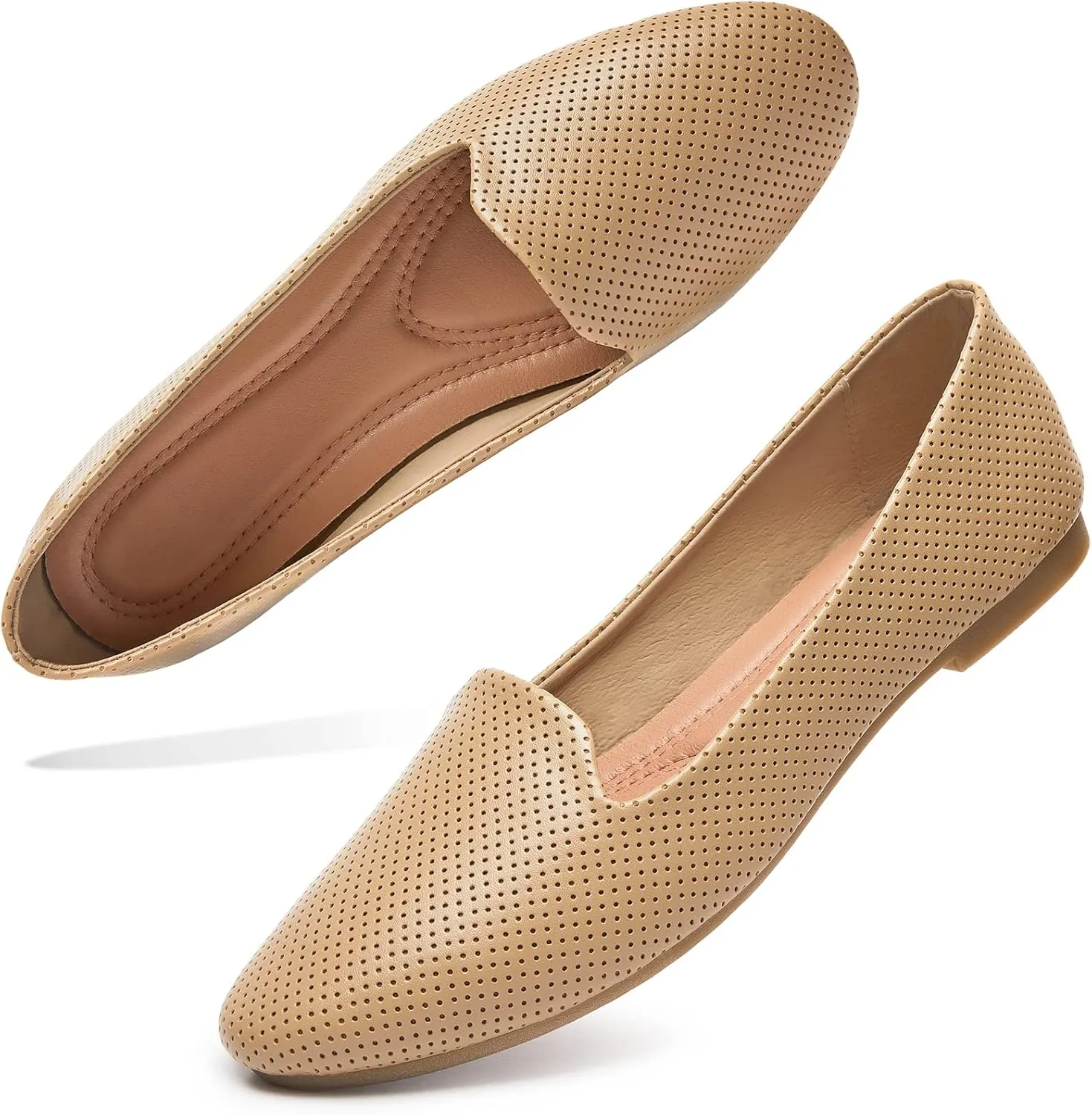 hash bubbie Women's Flats Shoes Dress Shoes for Women Business Dressy Casual Shoes Ballet Flats Loafers Comfortable Slip on Shoes