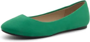 Herstyle Ever Memory Women's Ballet Flats Dressy Flat Shoes Almond Toe Ballerina Comfortable Slip-On Casual Flats for Daily Wear Work Office and Party