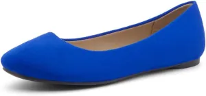 Herstyle Ever Memory Women's Ballet Flats Dressy Flat Shoes Almond Toe Ballerina Comfortable Slip-On Casual Flats for Daily Wear Work Office and Party