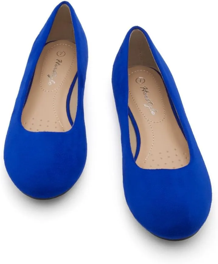 Herstyle Ever Memory Women's Ballet Flats Dressy Flat Shoes Almond Toe Ballerina Comfortable Slip-On Casual Flats for Daily Wear Work Office and Party