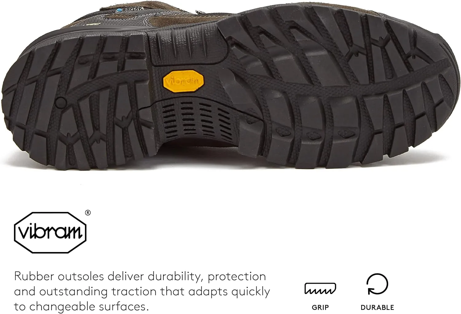 HI-TEC Black Rock WP Mid Men's Waterproof Hiking Boots, Lightweight Breathable Backpacking and Trail Shoes