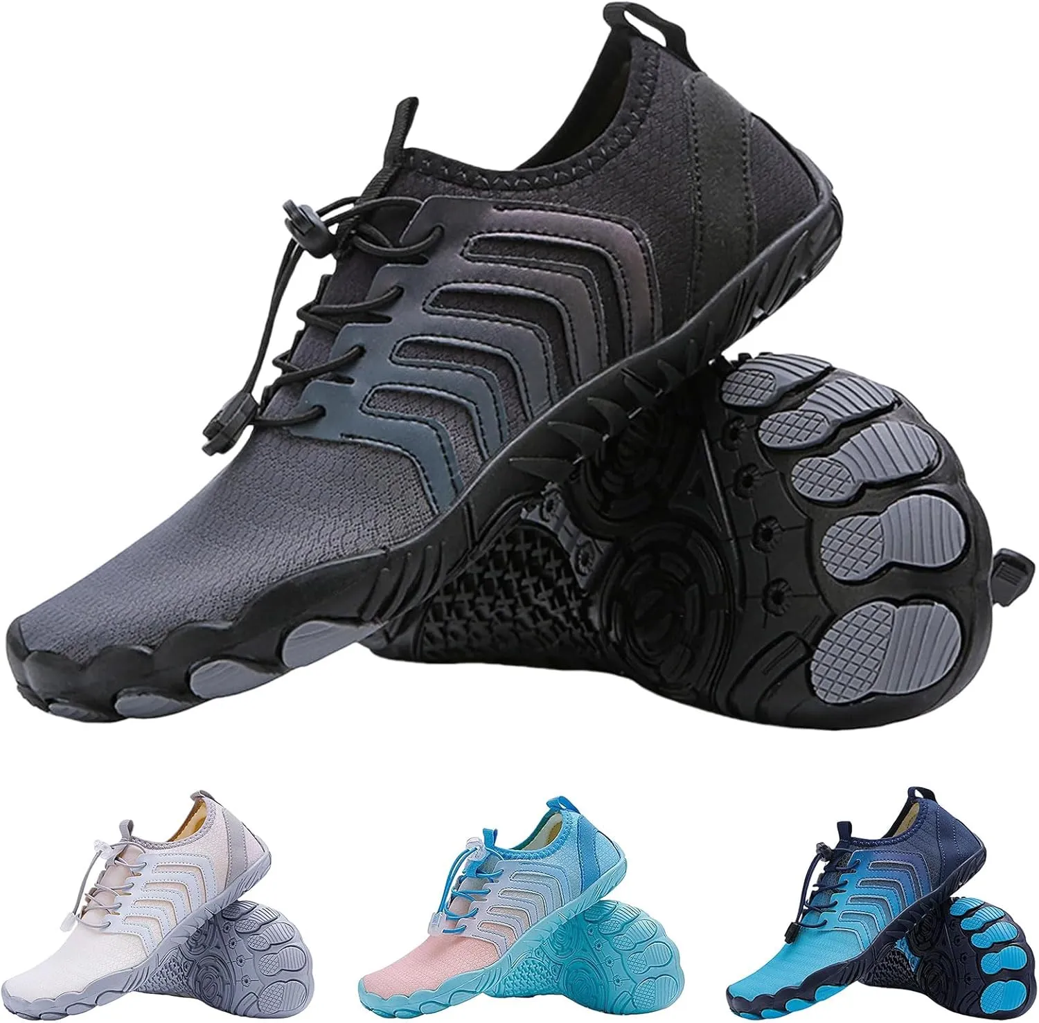 Hike Barefoot Shoes for Women Men Breathable Non-Slip Athletic Footwear Lightweight Breathable & Non-Slip Shoes Quick Dry Sneakers Grounded Comfort Wear Wide Toe Water Shoe