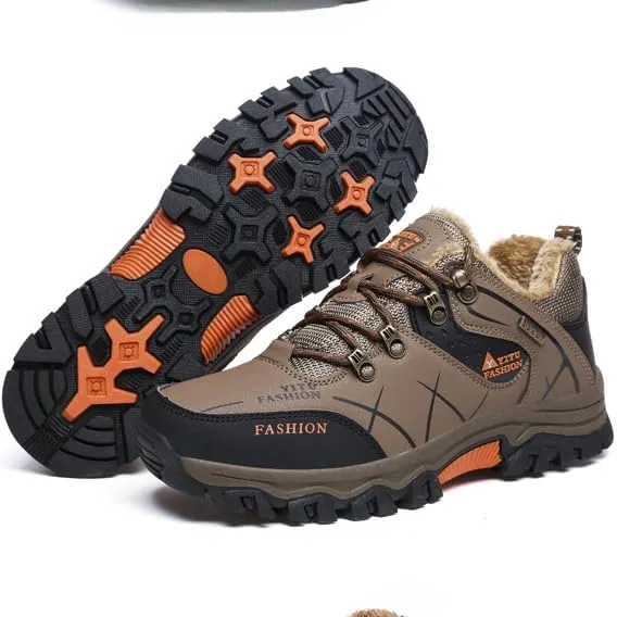 Hiking Boots Mens Winter Boots Snow Shoes Casual Lightweight Waterproof Snow Boots All-Terrain Breathable Outdoor Ankle Boots Trekking Hiking Shoes hiking boots men hiking boots