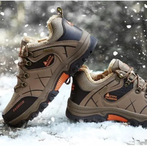 Hiking Boots Mens Winter Boots Snow Shoes Casual Lightweight Waterproof Snow Boots All-Terrain Breathable Outdoor Ankle Boots Trekking Hiking Shoes hiking boots men hiking boots