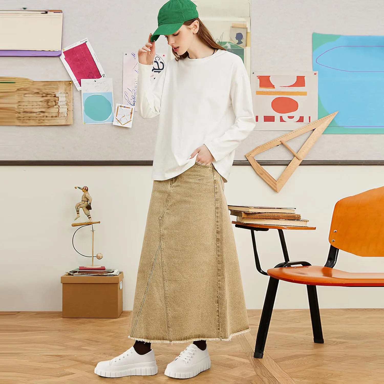 HYPOCRUTE Platform Sneakers for Women Low Top Canvas Shoes Womens Lace Up Platform Shoes Casual Walking Shoes for Women