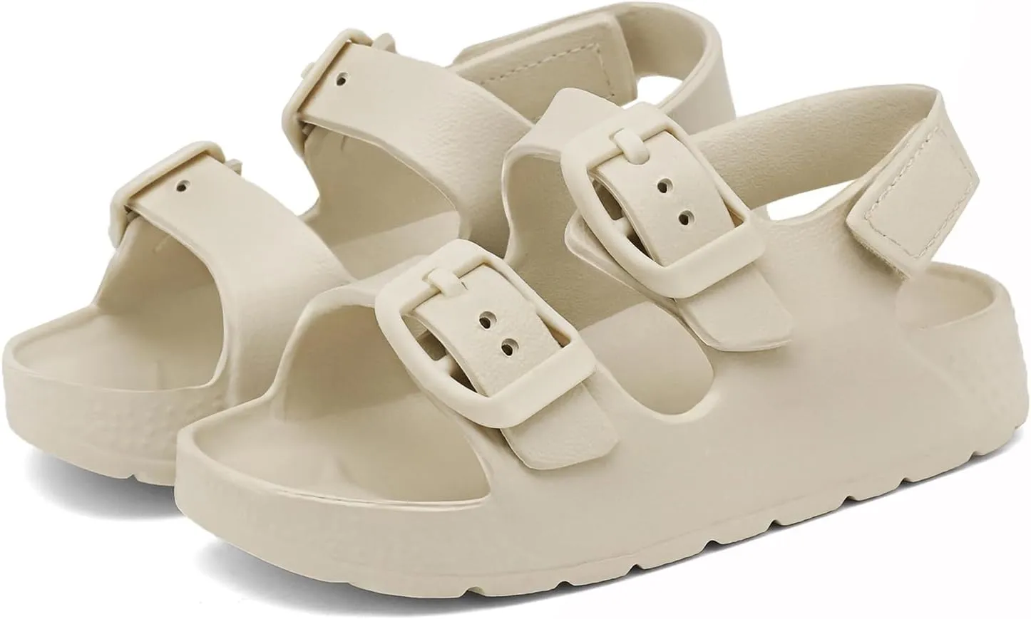 INMINPIN Toddler Boys Girls Buckle Sandals Comfort Open Toe Sandal with Adjustable Back Strap