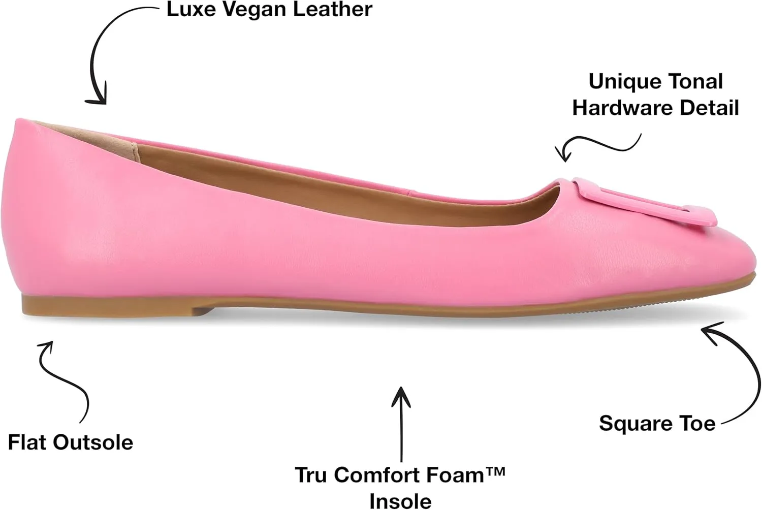 Journee Collection Women's Zimia Ballet Flat