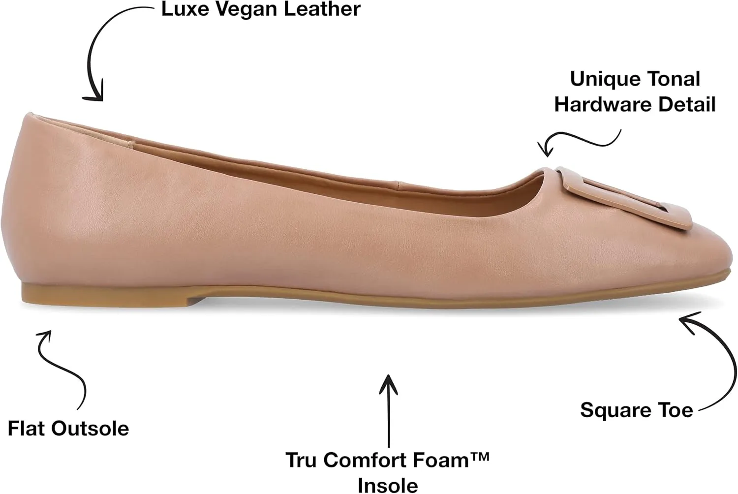Journee Collection Women's Zimia Ballet Flat