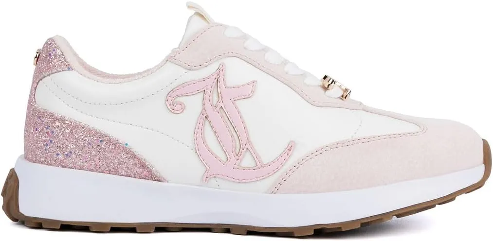 Juicy Couture Lace-Up Women's Fashion Sneakers - Casual Shoes for Tennis and Everyday Walking