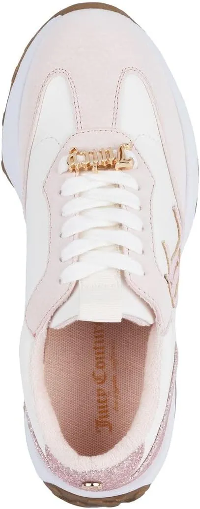 Juicy Couture Lace-Up Women's Fashion Sneakers - Casual Shoes for Tennis and Everyday Walking