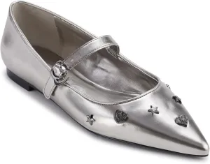 KARL LAGERFELD Women's Veyda Everyday Mary Jane Flat