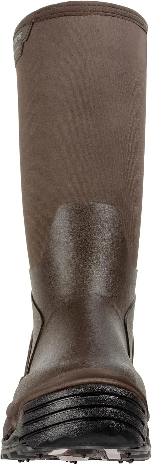 Korkers Men's Neo Storm Rubber Boots - Inuslated and Waterproof Multi-Season Mud Boots - Includes Interchangeable All Terrain Sole