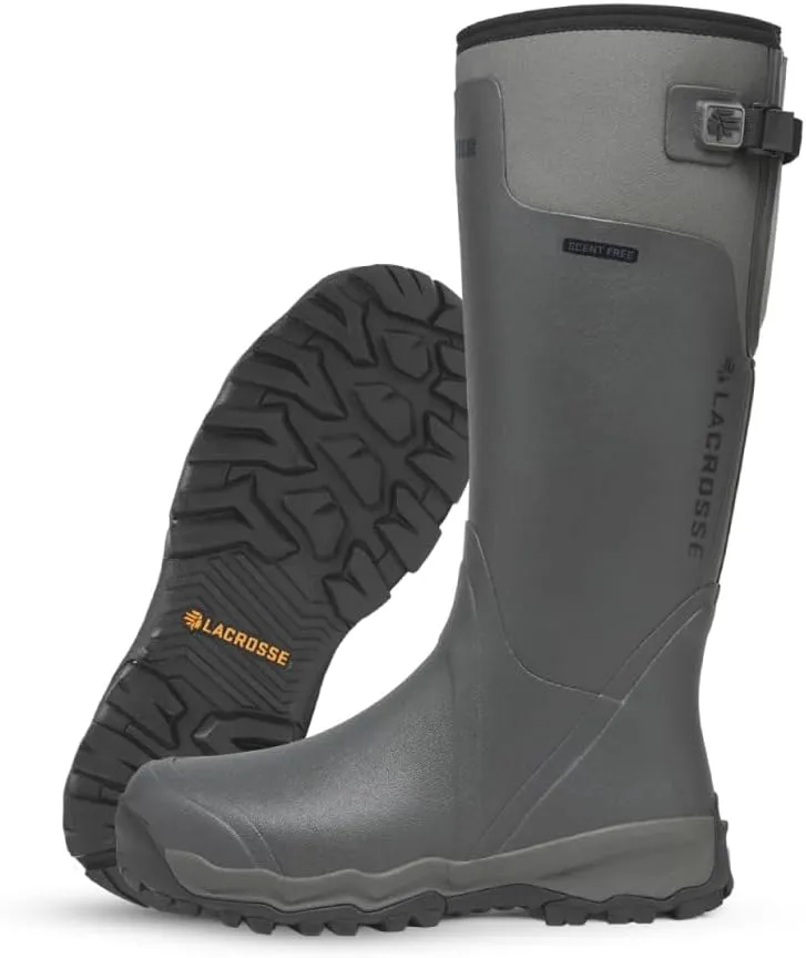 LaCrosse Alphaburly Pro 18" Hunting Boots for Men Featuring Waterproof Rubber, Adjustable Gusset, and EVA Footbed