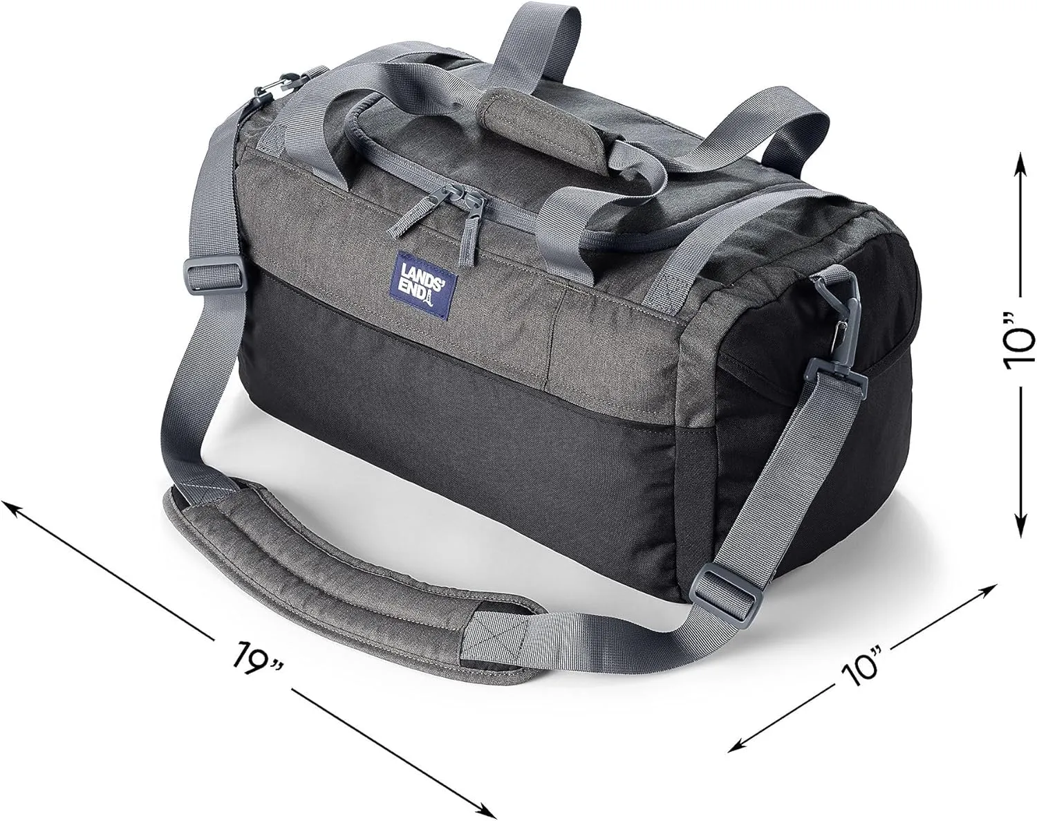 Lands' End Everyday Duffle Black Small