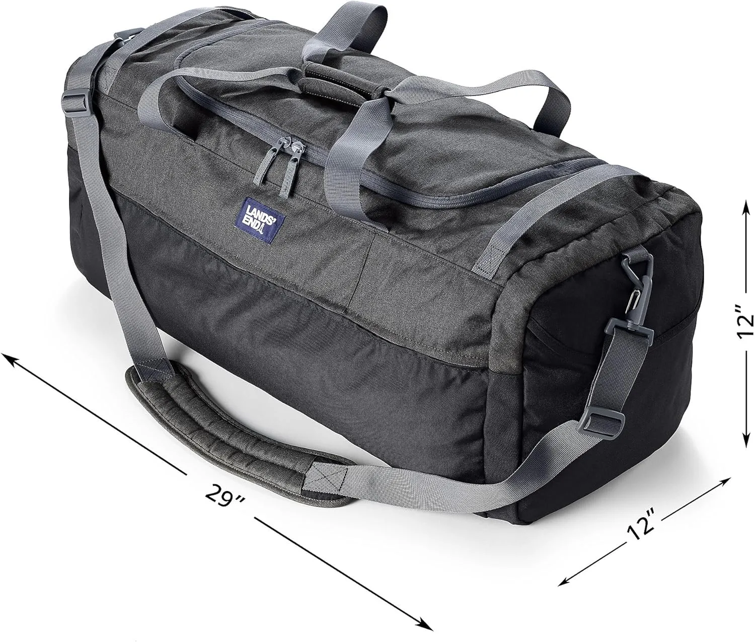 Lands' End Everyday Duffle Honey Beige Large