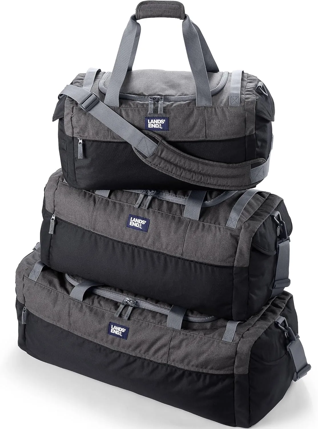 Lands' End Everyday Duffle Honey Beige Large