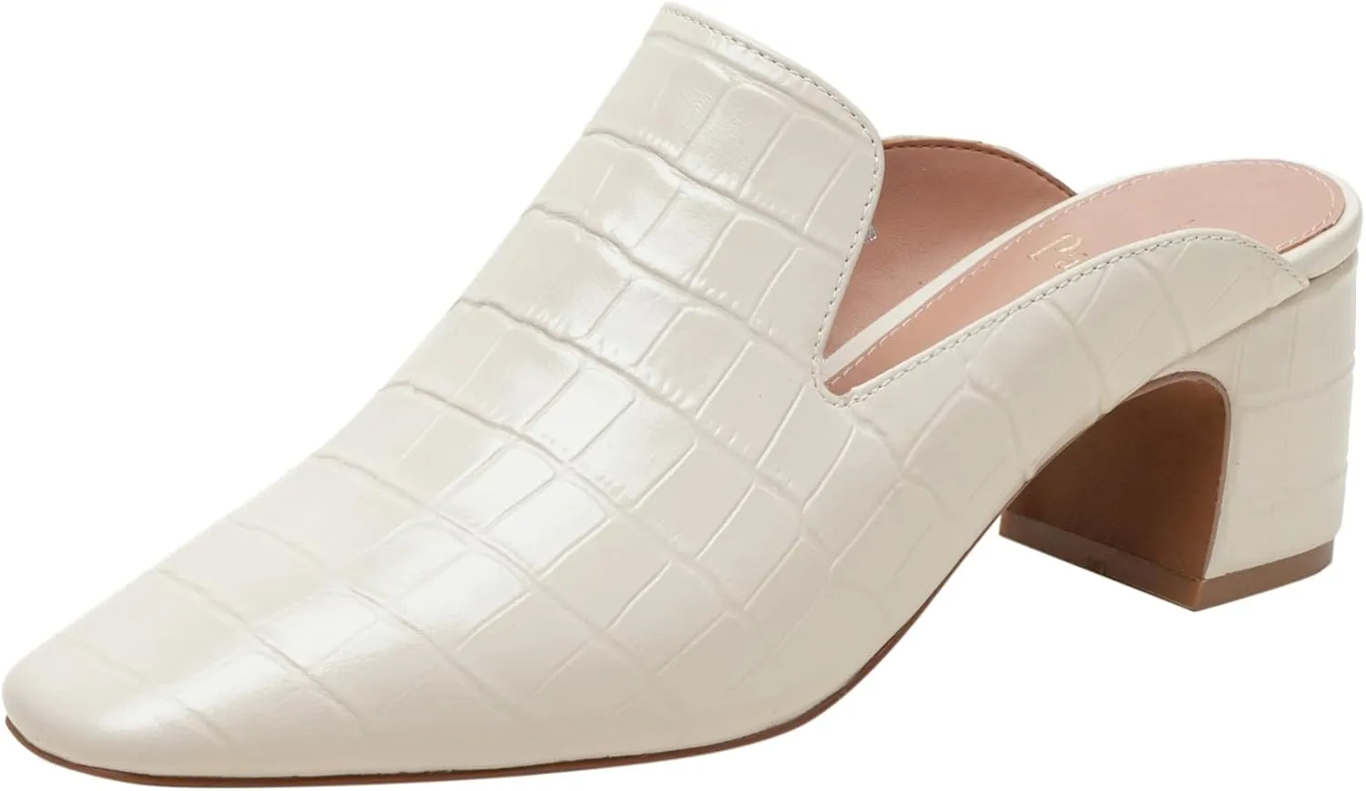 Linea Paolo - Giselle - Womens Croco Embossed Leather Mules