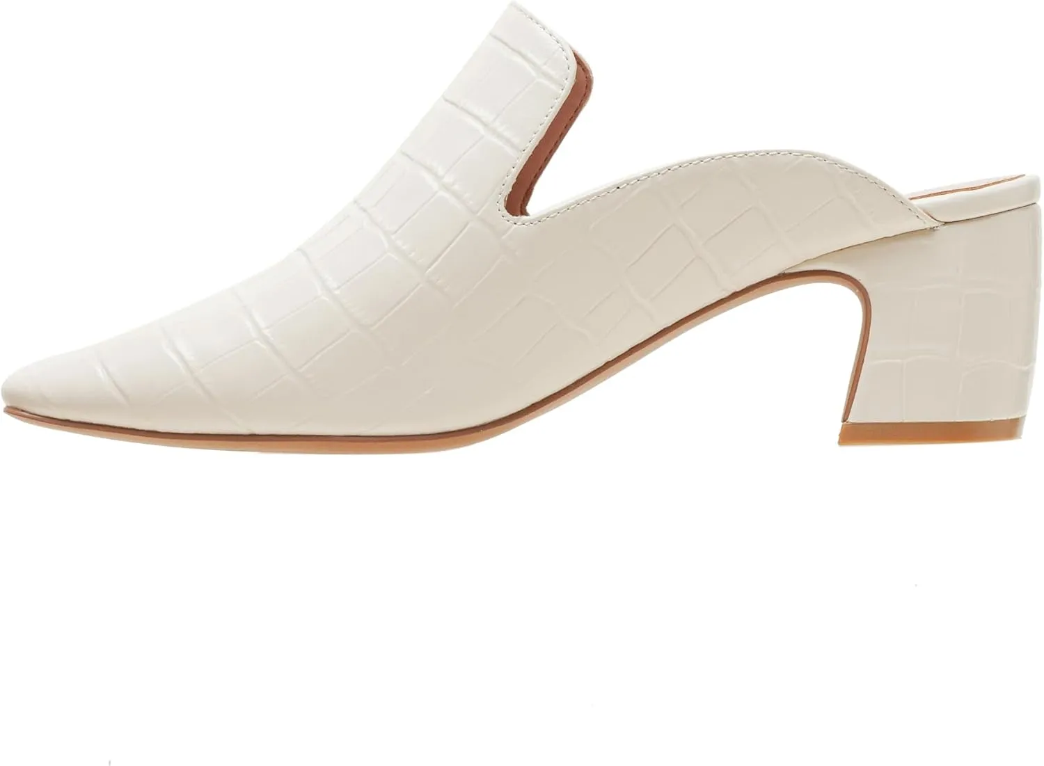 Linea Paolo - Giselle - Womens Croco Embossed Leather Mules
