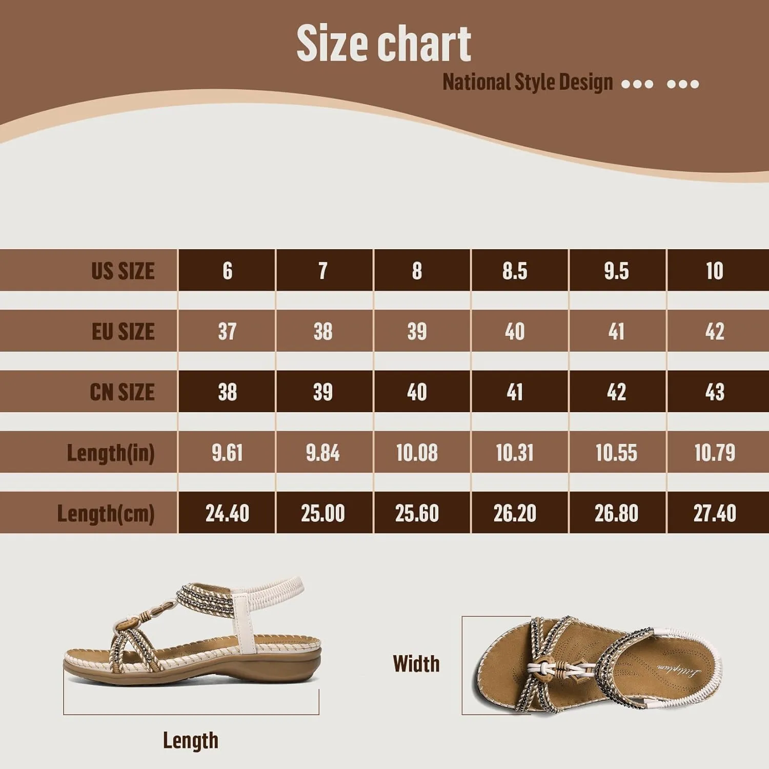 Littleplum Women Sandals Comfortable Braided Summer Flat Slides Arch Support Beach Dressy Sandals Ankle Elastic Shoes