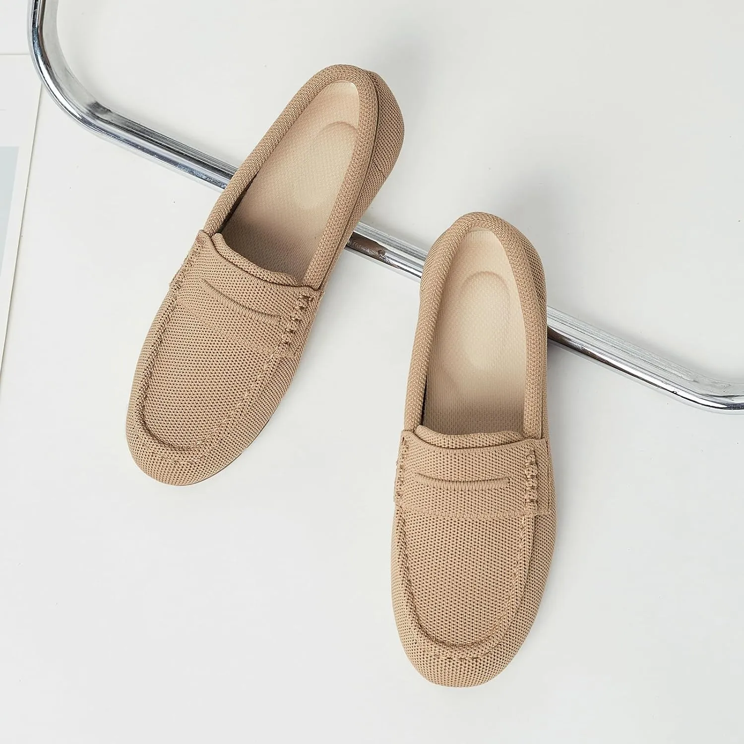 Loafers for Women Comfortable Slip on Work Flats Shoes Womens Dressy Casual Walking Shoes