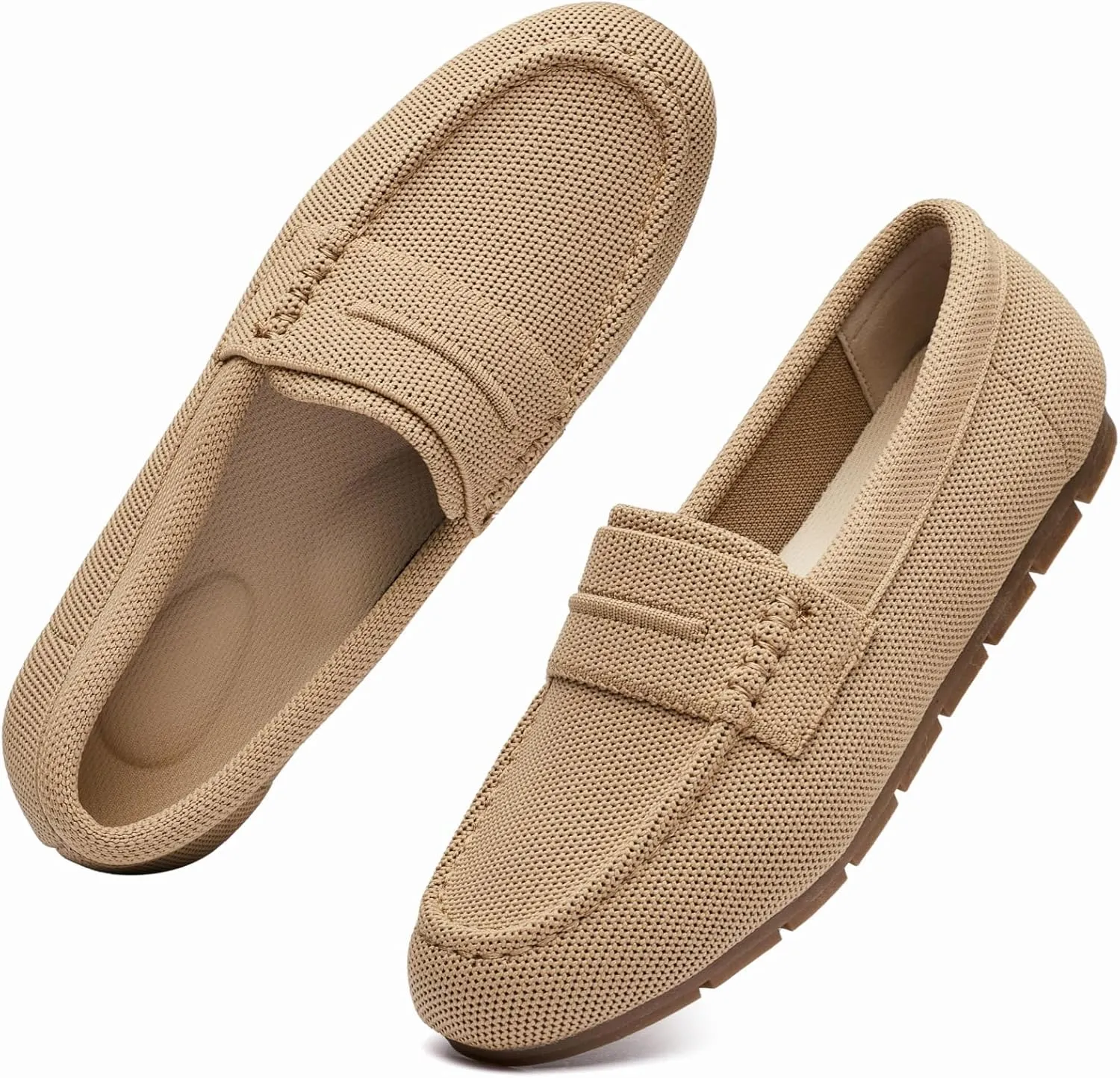 Loafers for Women Comfortable Slip on Work Flats Shoes Womens Dressy Casual Walking Shoes