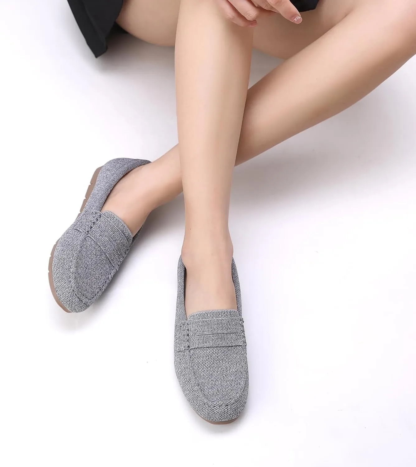 Loafers for Women Comfortable Slip on Work Flats Shoes Womens Dressy Casual Walking Shoes