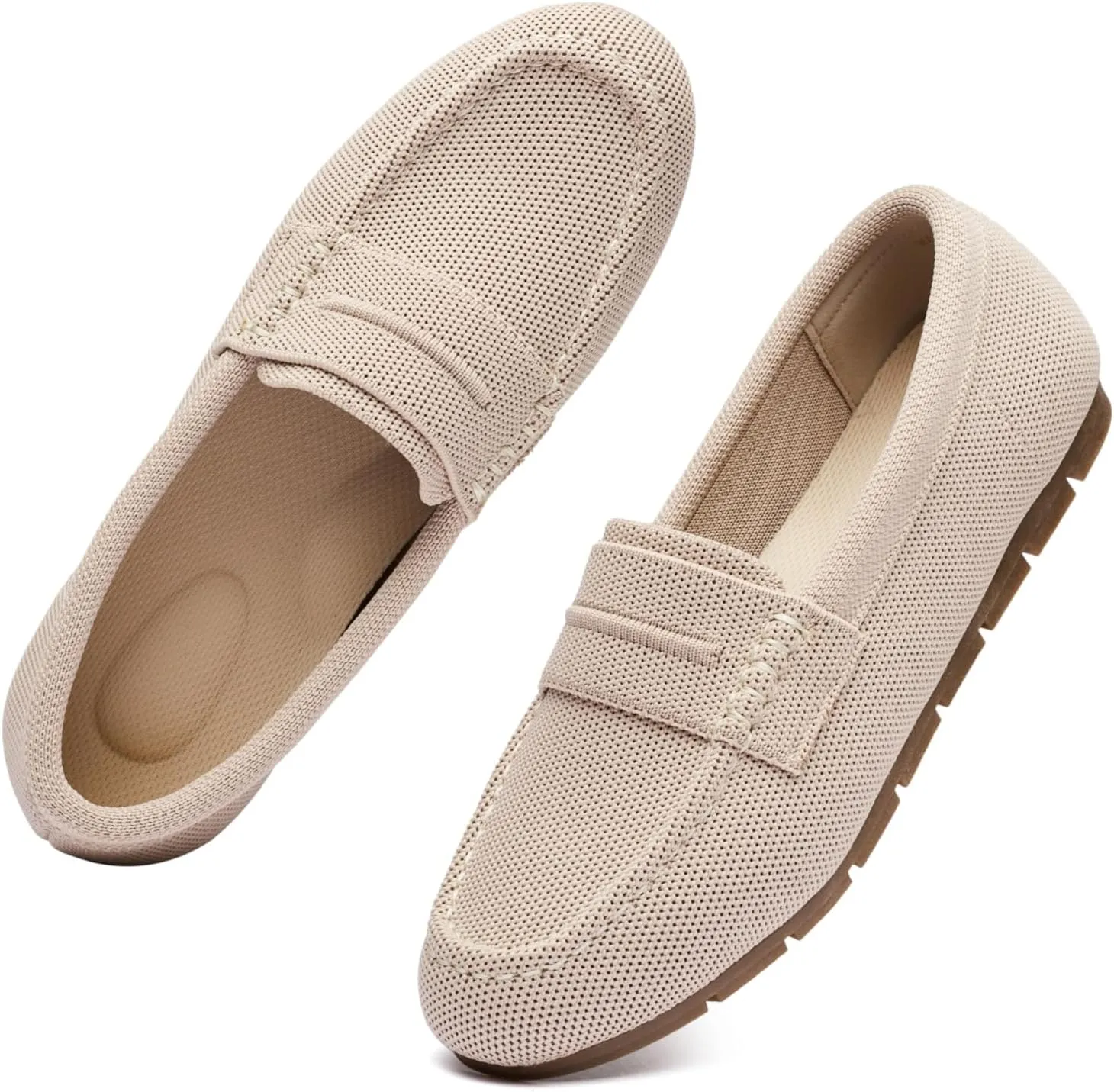 Loafers for Women Comfortable Slip on Work Flats Shoes Womens Dressy Casual Walking Shoes