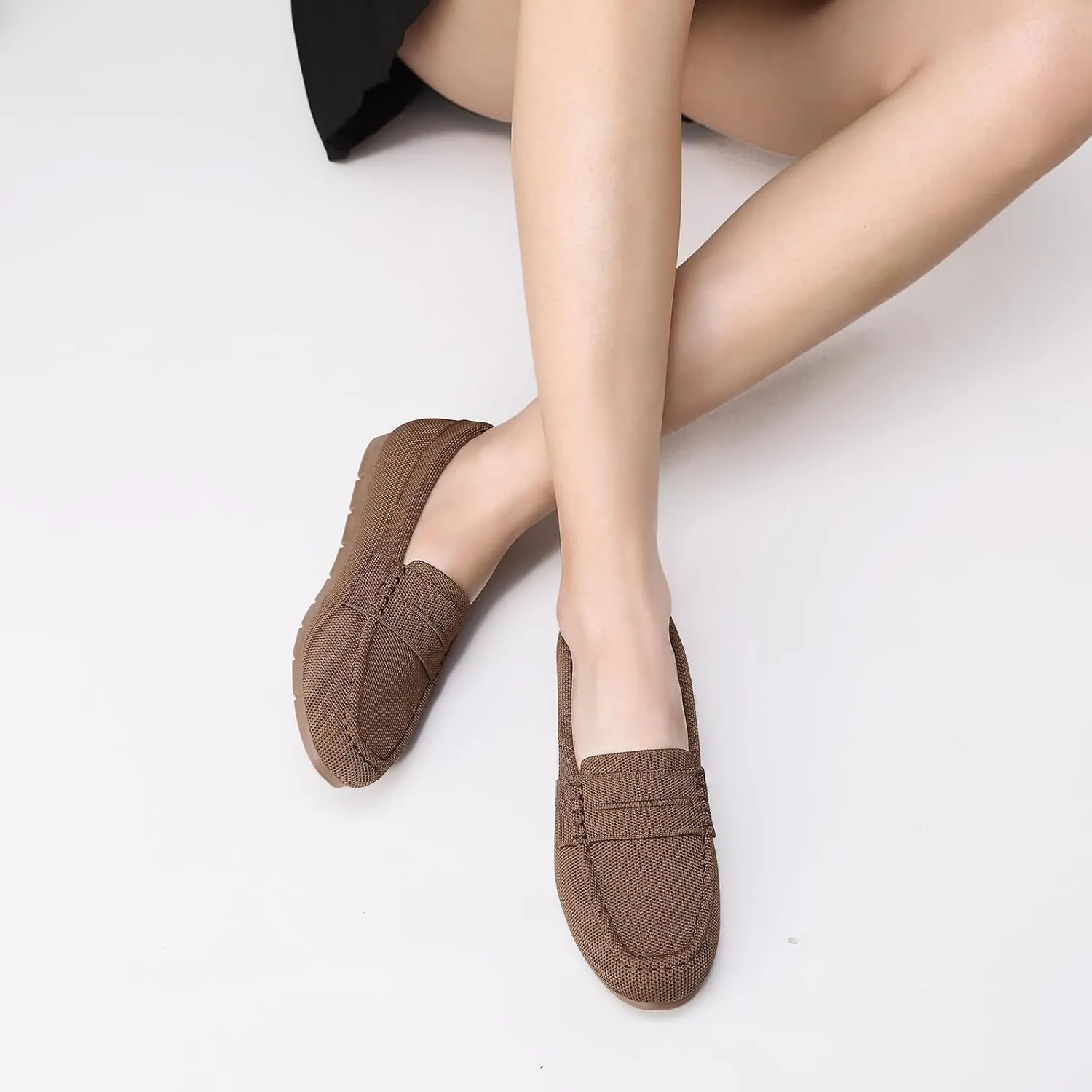 Loafers for Women Comfortable Slip on Work Flats Shoes Womens Dressy Casual Walking Shoes
