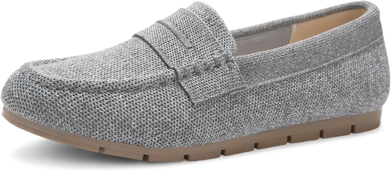 Loafers for Women Comfortable Slip on Work Flats Shoes Womens Dressy Casual Walking Shoes