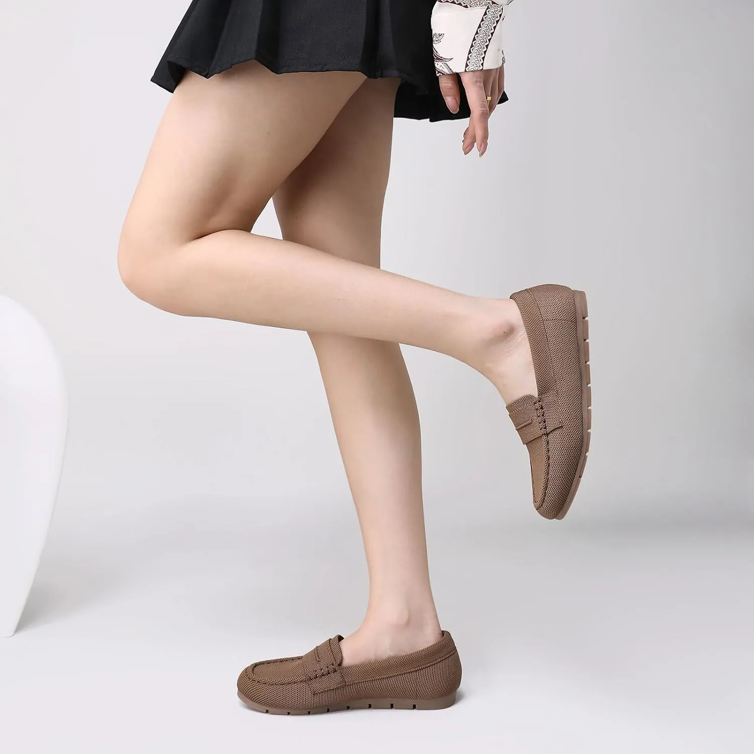 Loafers for Women Comfortable Slip on Work Flats Shoes Womens Dressy Casual Walking Shoes