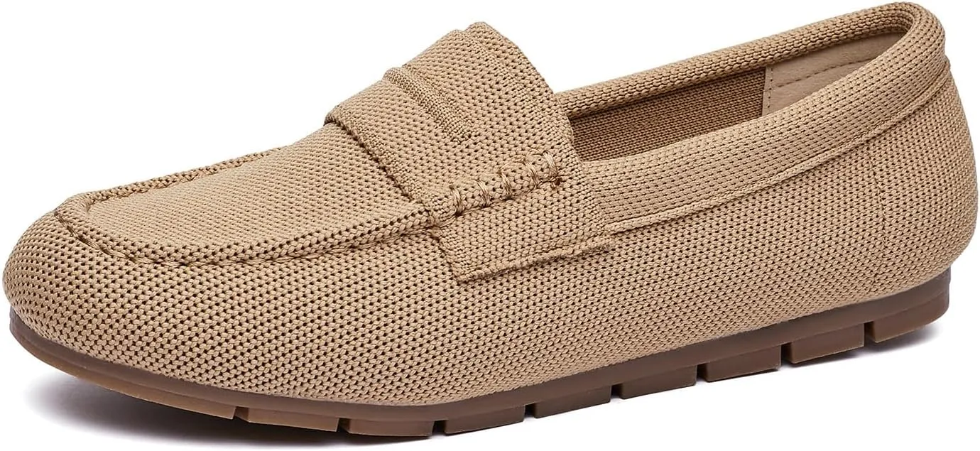 Loafers for Women Comfortable Slip on Work Flats Shoes Womens Dressy Casual Walking Shoes