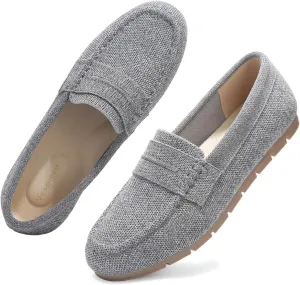 Loafers for Women Comfortable Slip on Work Flats Shoes Womens Dressy Casual Walking Shoes