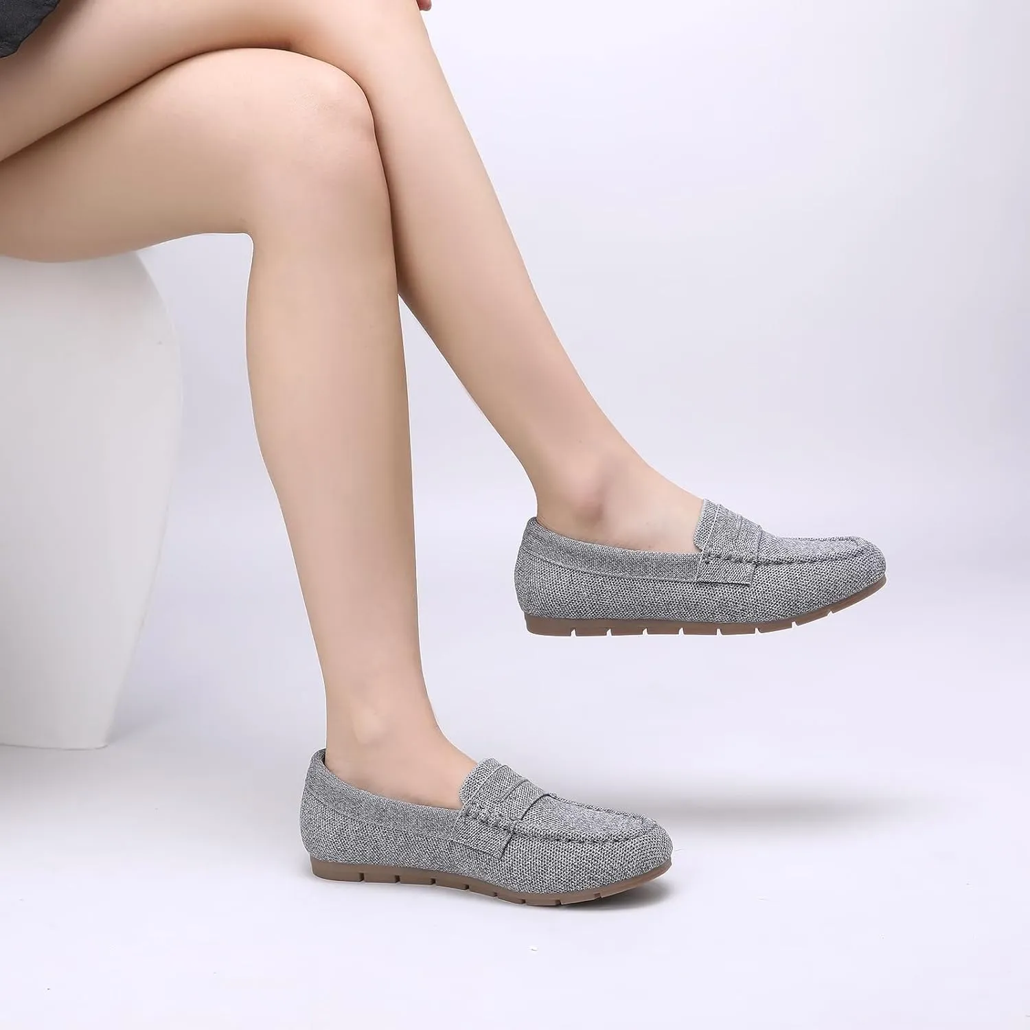 Loafers for Women Comfortable Slip on Work Flats Shoes Womens Dressy Casual Walking Shoes