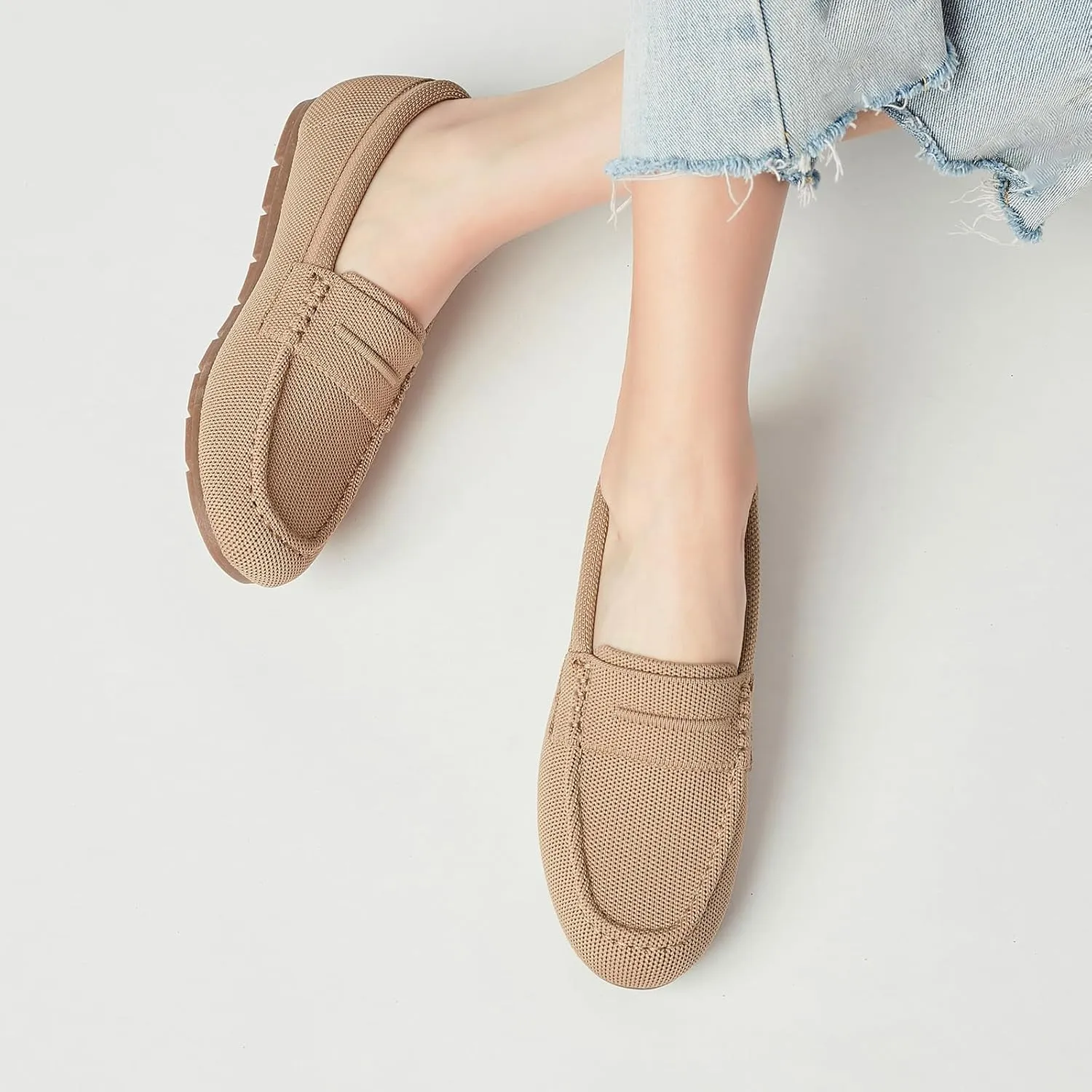 Loafers for Women Comfortable Slip on Work Flats Shoes Womens Dressy Casual Walking Shoes
