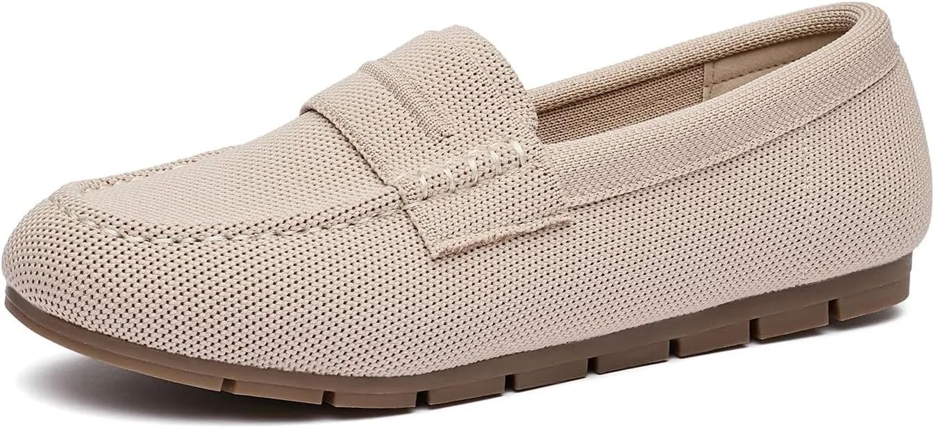Loafers for Women Comfortable Slip on Work Flats Shoes Womens Dressy Casual Walking Shoes