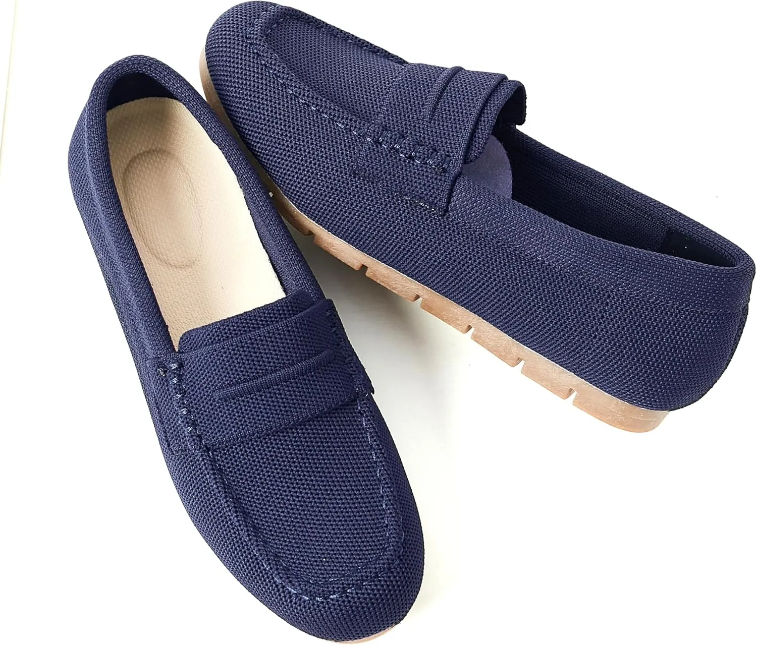 Loafers for Women Comfortable Slip on Work Flats Shoes Womens Dressy Casual Walking Shoes