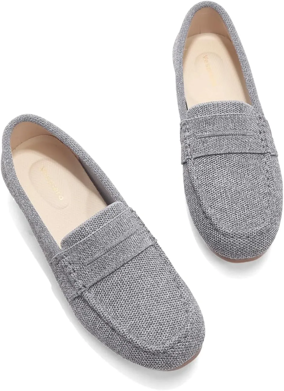 Loafers for Women Comfortable Slip on Work Flats Shoes Womens Dressy Casual Walking Shoes