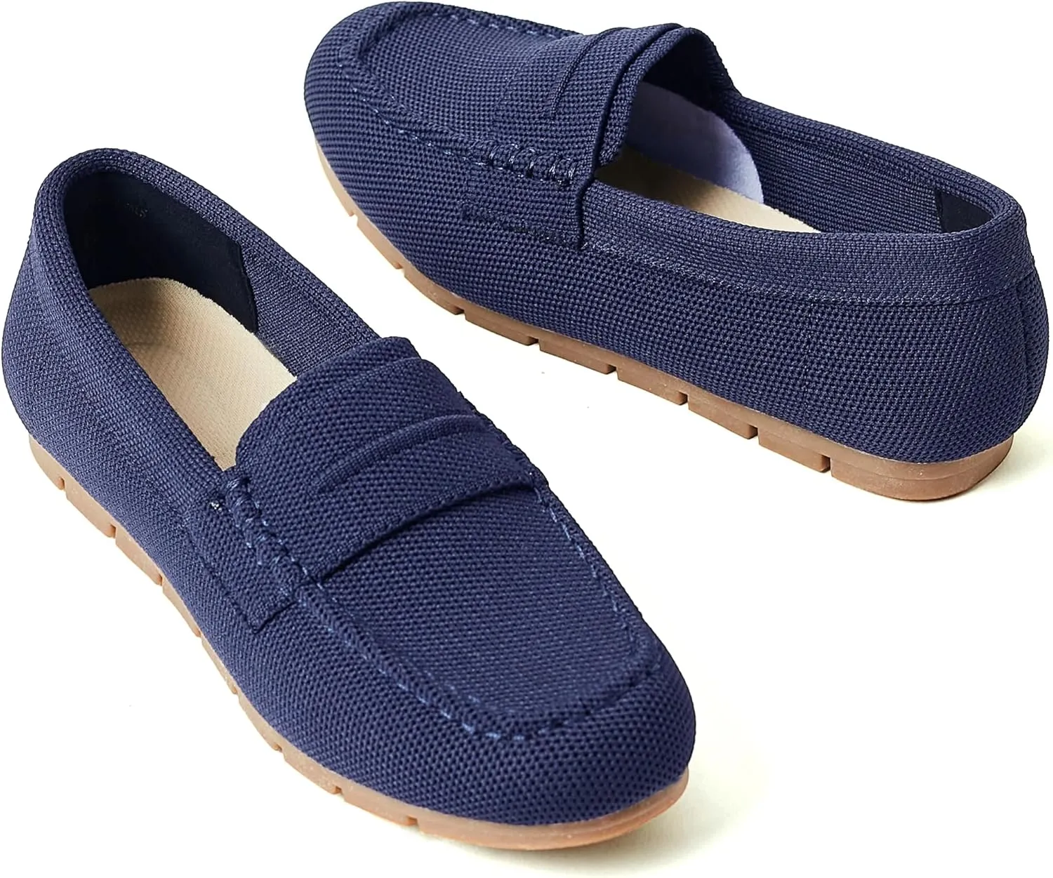 Loafers for Women Comfortable Slip on Work Flats Shoes Womens Dressy Casual Walking Shoes