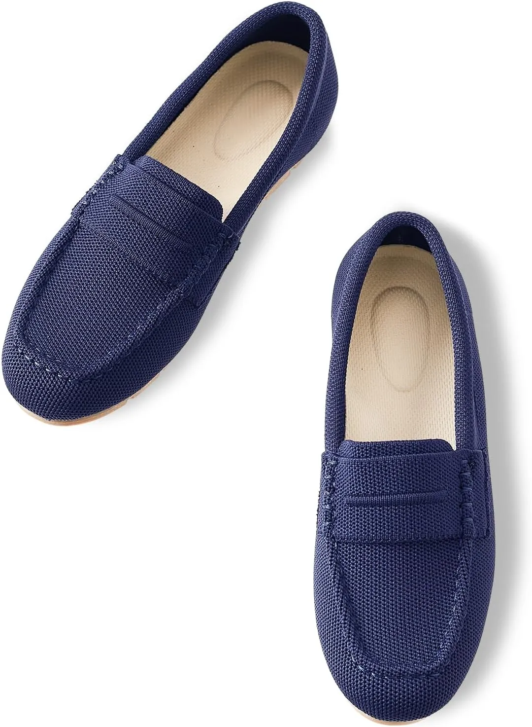 Loafers for Women Comfortable Slip on Work Flats Shoes Womens Dressy Casual Walking Shoes