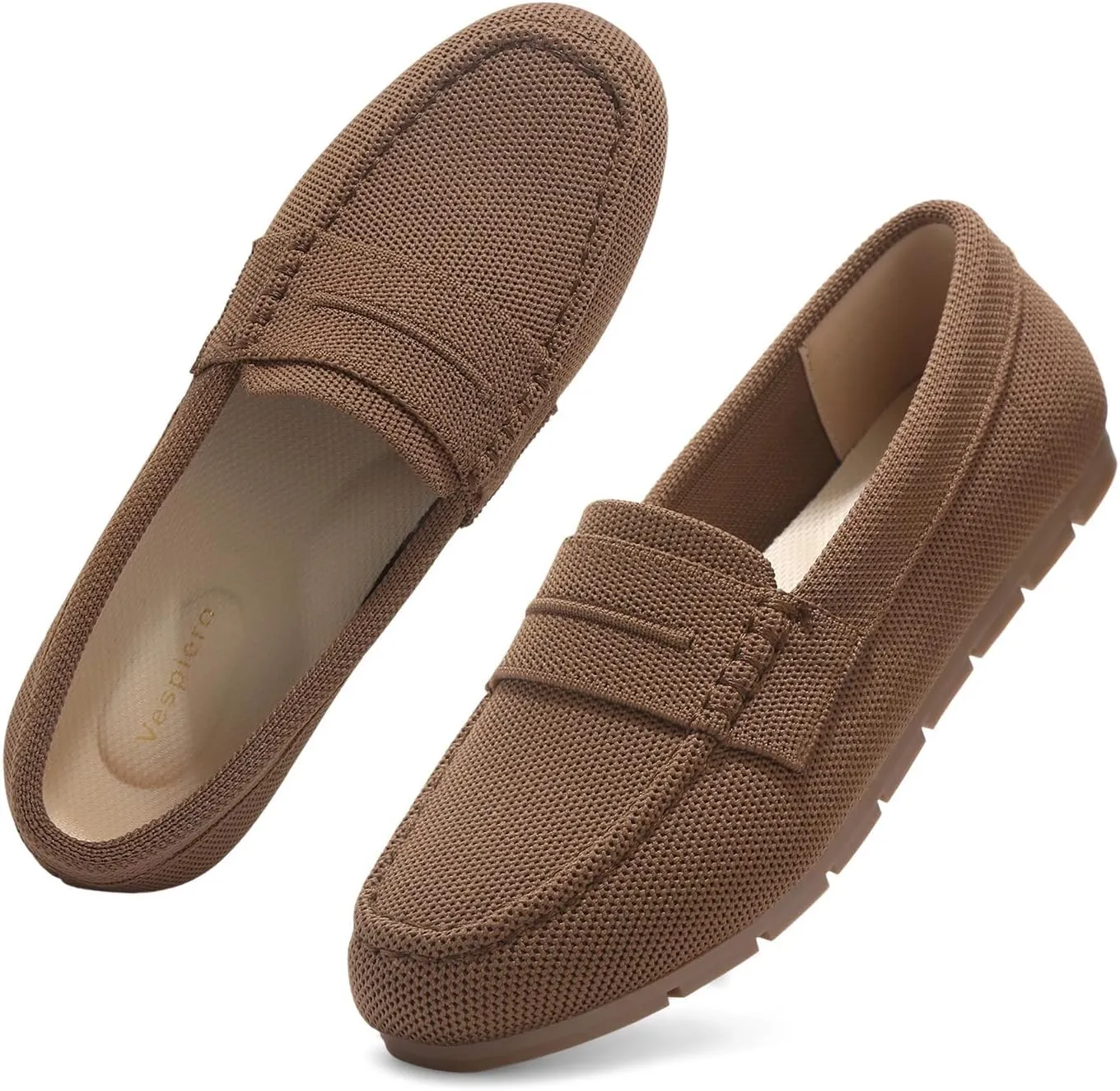 Loafers for Women Comfortable Slip on Work Flats Shoes Womens Dressy Casual Walking Shoes