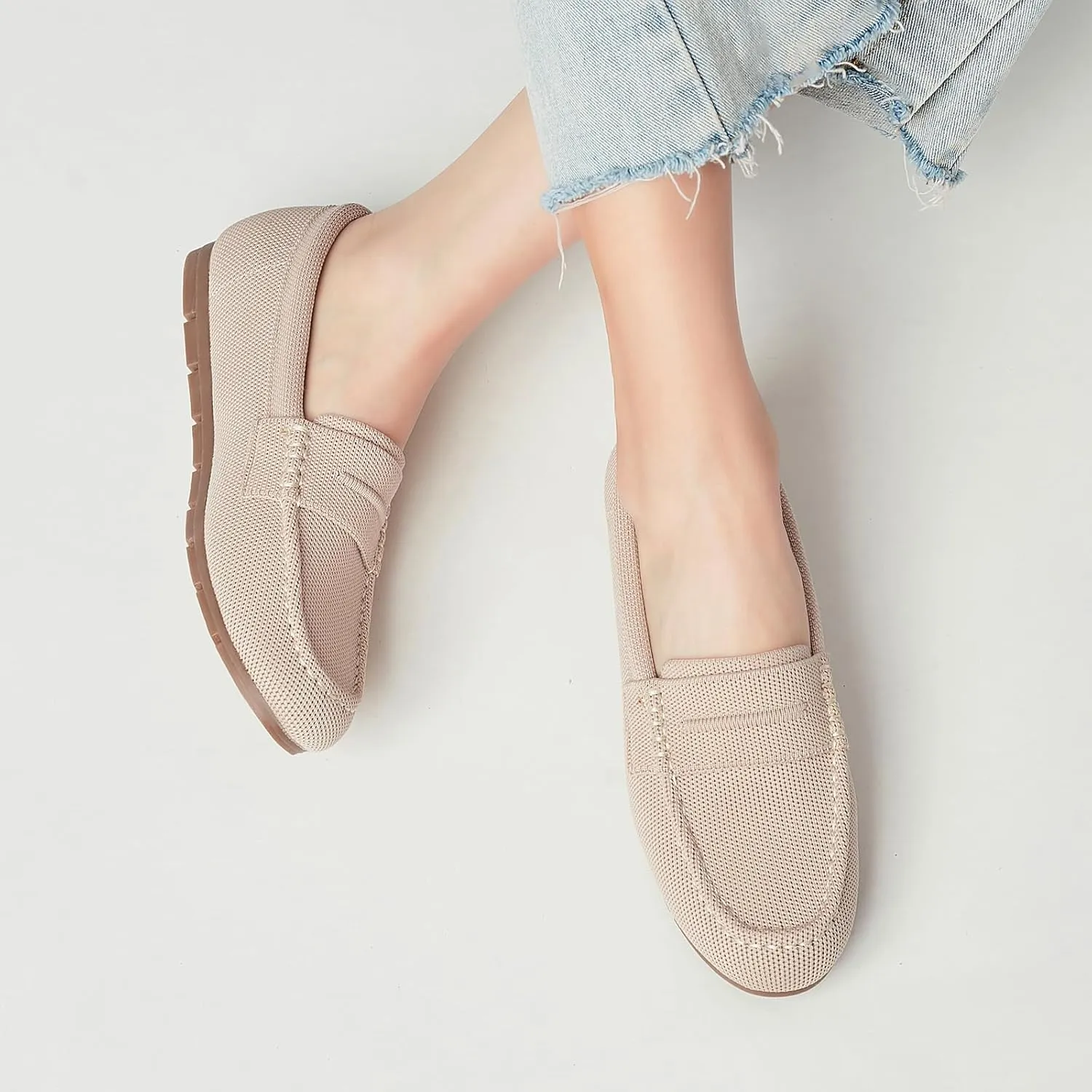 Loafers for Women Comfortable Slip on Work Flats Shoes Womens Dressy Casual Walking Shoes