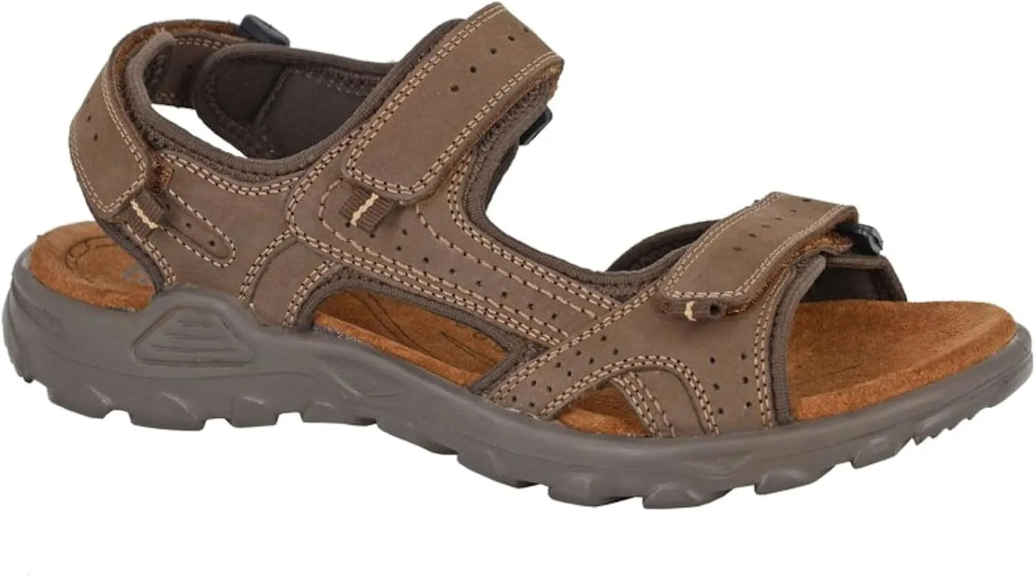 M422 Mens Leather Touch Fastening Sports Sandals