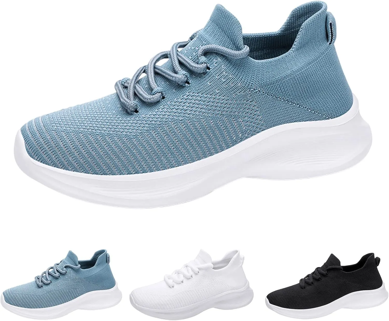 Memory Foam Versatile Shoes for Men Comfortable Breathable Lightweight Tennis Shoe Casual Elderly Lace Up Shoes