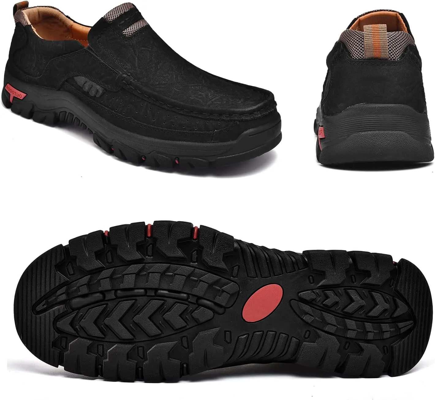 Men Casual Shoes Leather Slip On Loafers Walking Shoes for Work Office Dress Outdoor
