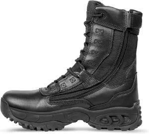 Men's AIR-TAC Ghost with Zipper 8" Leather Boot Rip-Stop Nylon