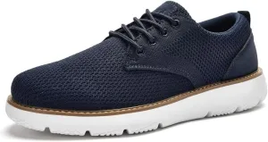 Men's Breathable Mesh Comfortable Business Casual Shoes with Sneakers Design for Long Standing, Office Work, Formal Occasions & Walking